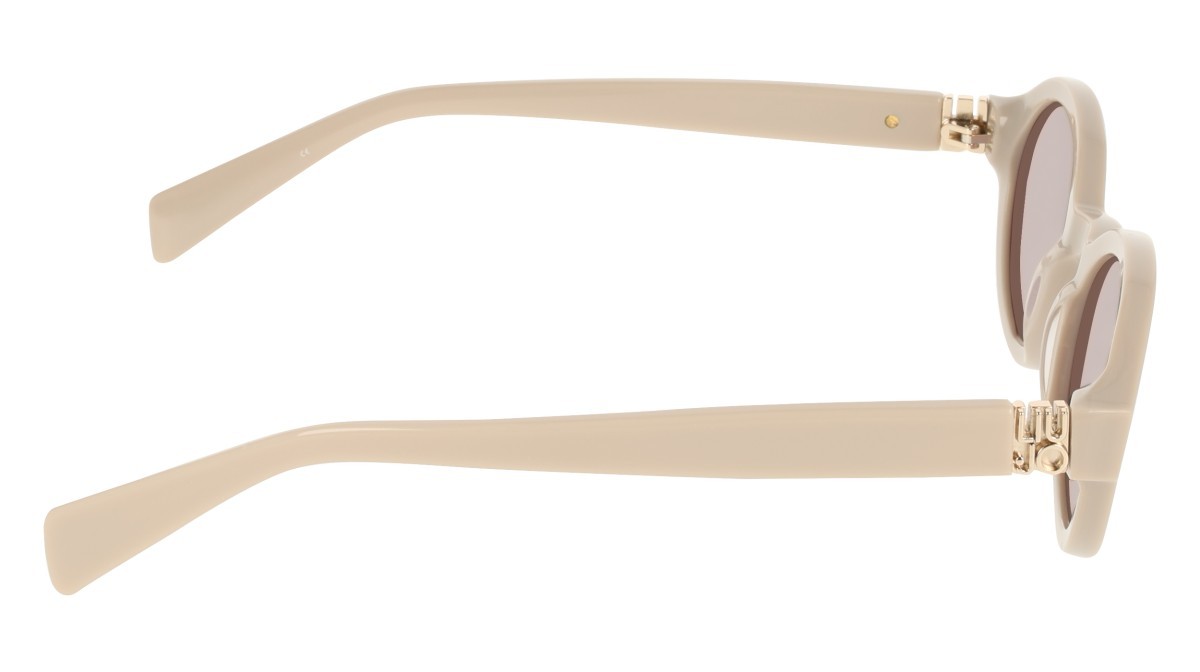 Occhiali da sole Liu Jo LJ827S (109) colore ivory forma ovale lenti solid grey