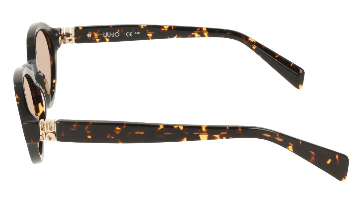 Sunglasses Liu Jo LJ827S (244) color tokyo tortoise shape oval lenses amber