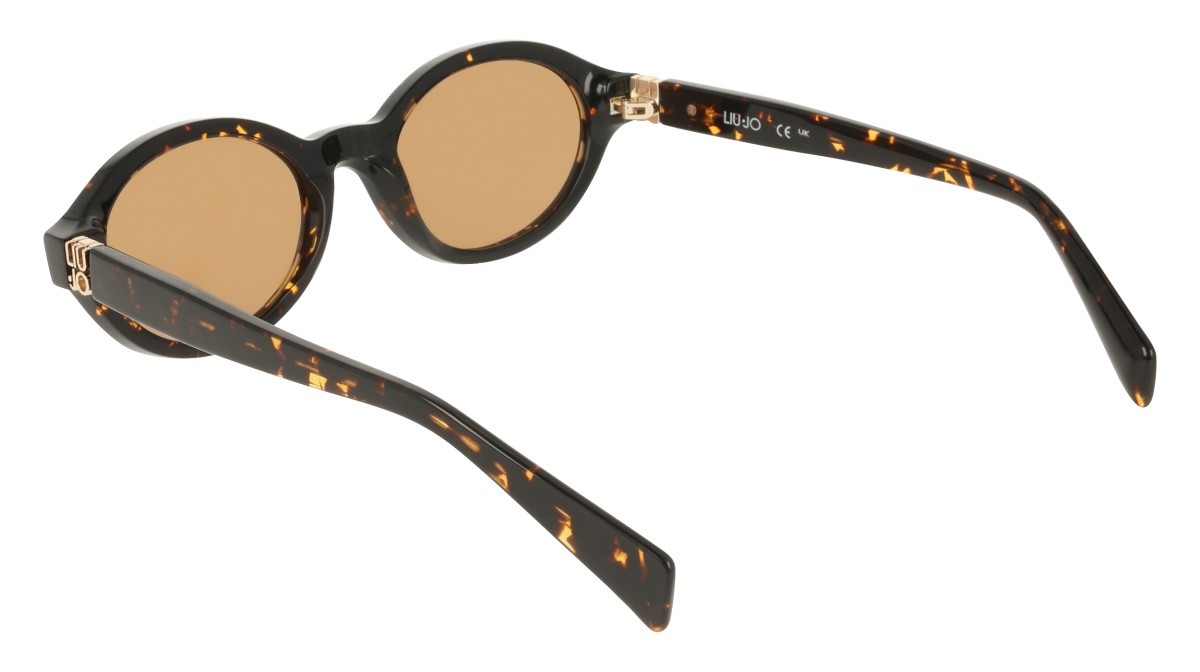 Sunglasses Liu Jo LJ827S (244) color tokyo tortoise shape oval lenses amber