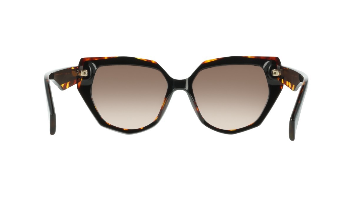 Occhiali da sole Liu Jo LJ828S (011) colore black\tortoise forma pantos lenti brown shaded
