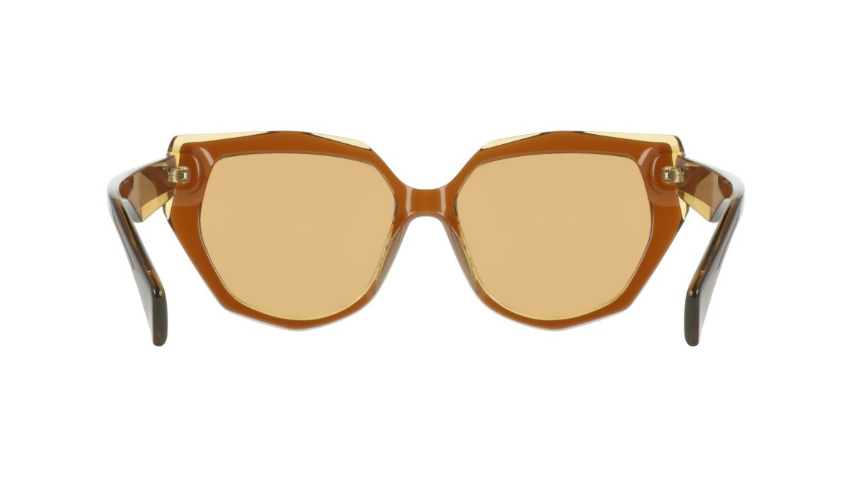 Occhiali da sole Liu Jo LJ828S (211) colore brown/honey forma pantos lenti amber