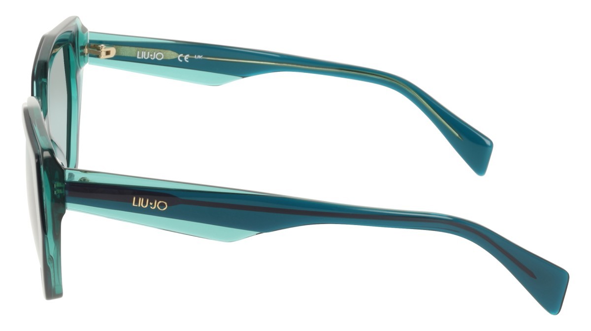 Occhiali da sole Liu Jo LJ828S (309) colore forest\green forma pantos lenti petrol shaded