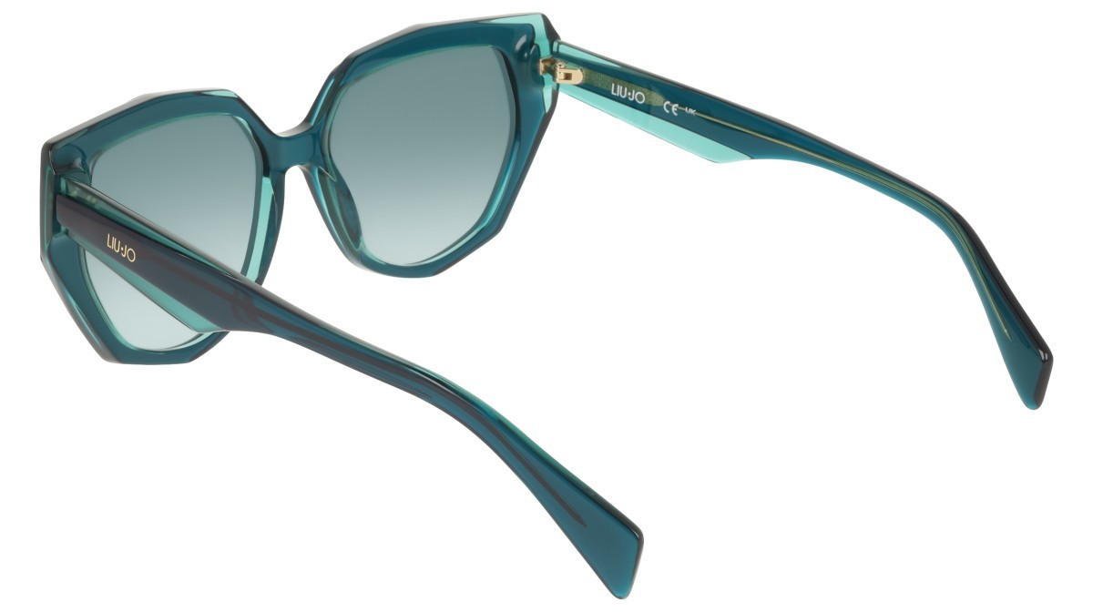 Occhiali da sole Liu Jo LJ828S (309) colore forest\green forma pantos lenti petrol shaded