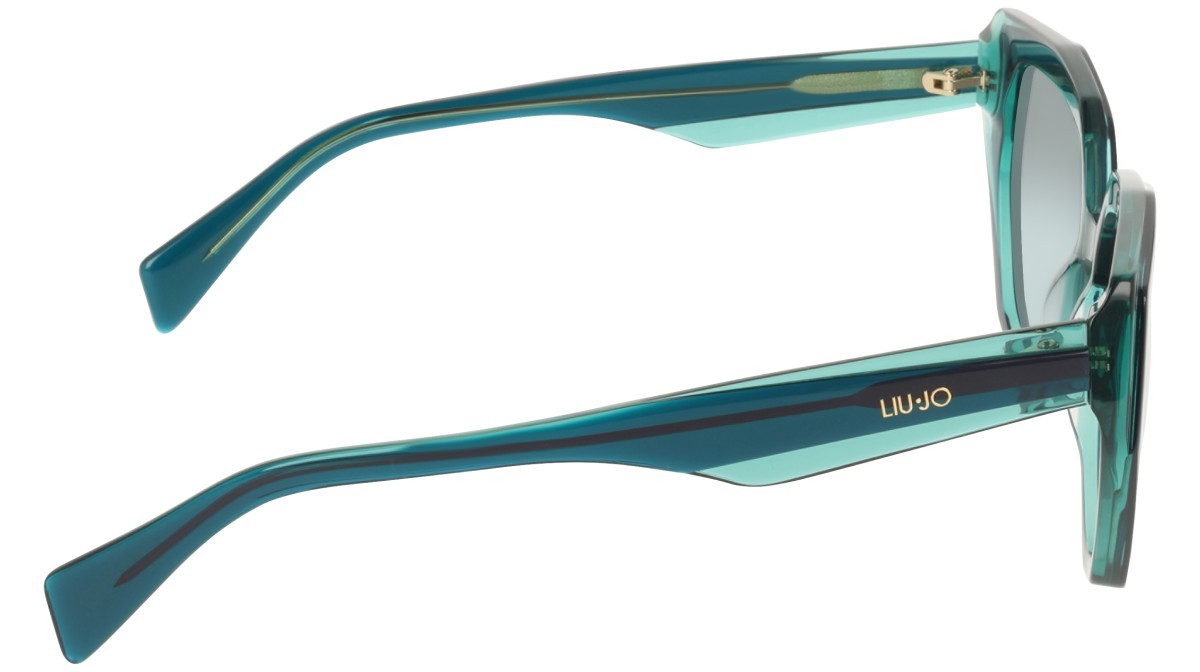 Occhiali da sole Liu Jo LJ828S (309) colore forest\green forma pantos lenti petrol shaded