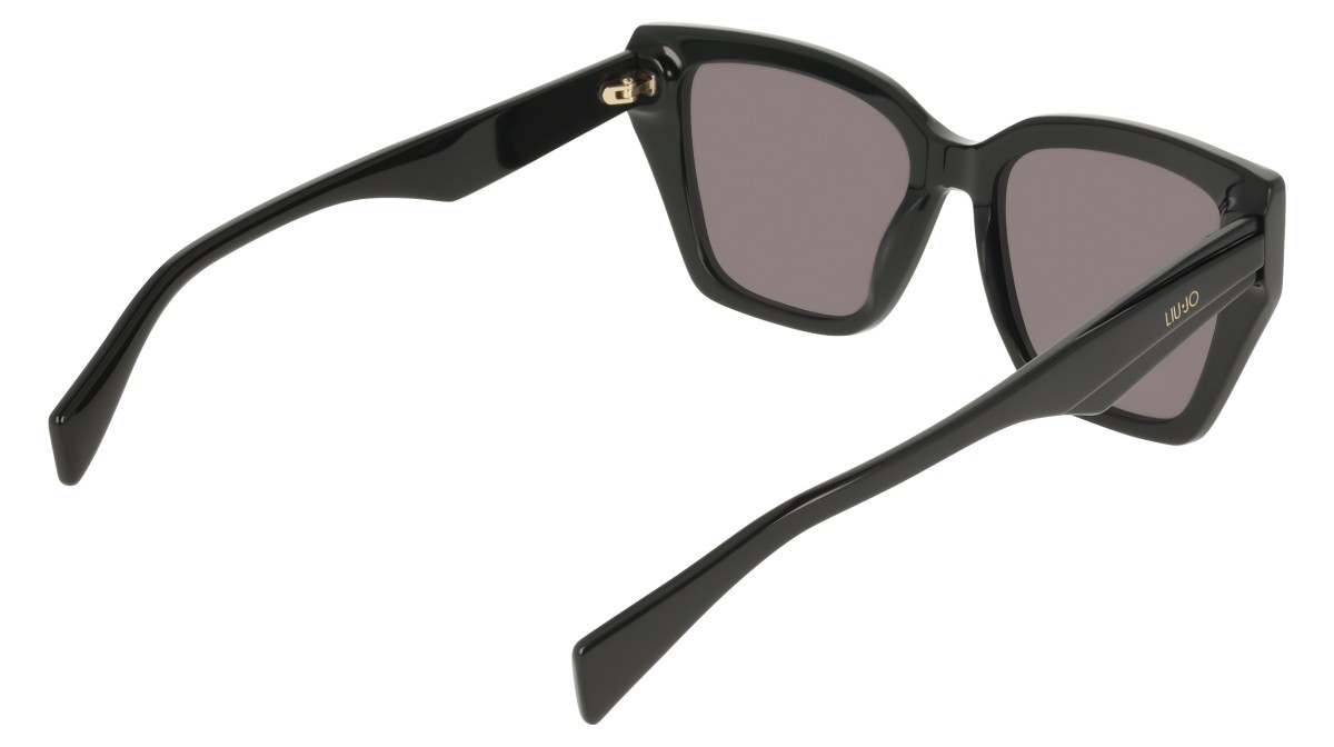 Occhiali da sole Liu Jo LJ829S (001) colore black forma rettangolare lenti solid grey