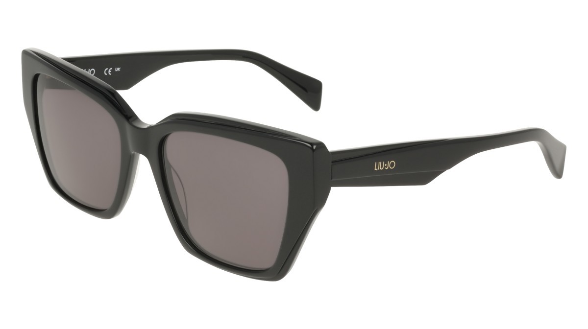 Occhiali da sole Liu Jo LJ829S (001) colore black forma rettangolare lenti solid grey