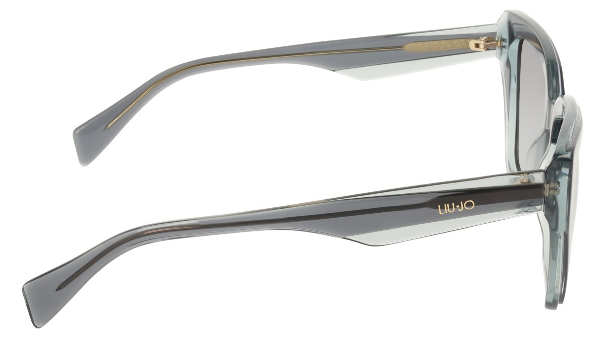 Occhiali da sole Liu Jo LJ829S (037) colore grey\aqua forma rettangolare lenti gradient green