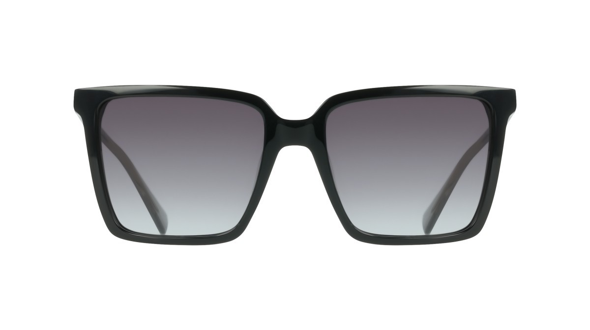 Occhiali da sole Liu Jo LJ831S (005) colore black/grey forma rettangolare lenti double gradient smoke