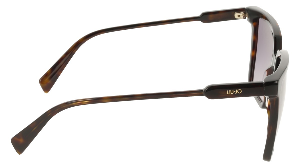 Occhiali da sole Liu Jo LJ831S (242) colore dark tortoise forma rettangolare lenti gradient khaki