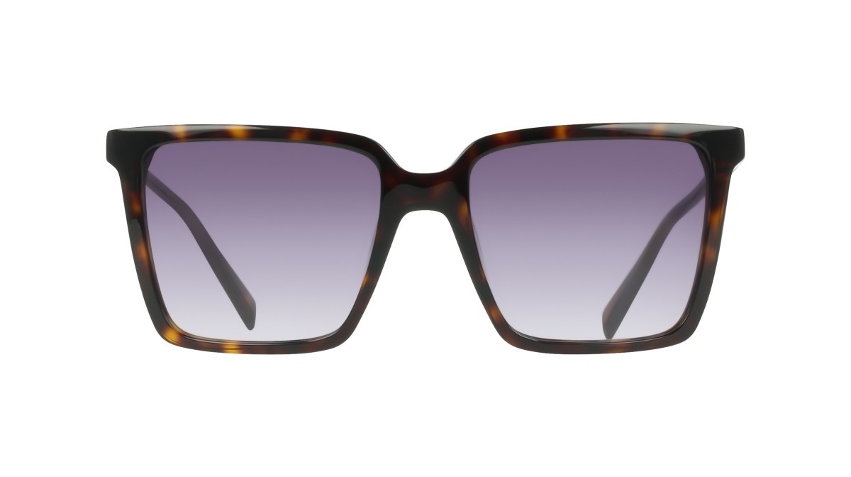 Occhiali da sole Liu Jo LJ831S (242) colore dark tortoise forma rettangolare lenti gradient khaki