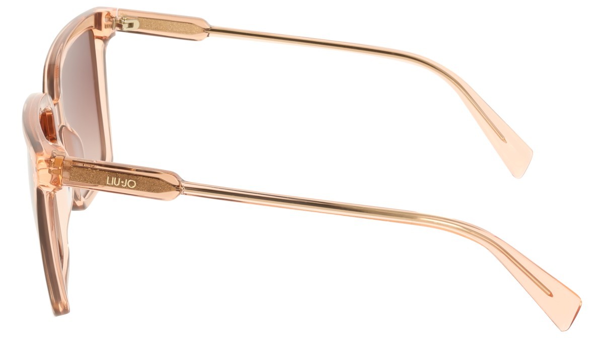 Occhiali da sole Liu Jo LJ831S (619) colore antique rose\rose forma rettangolare lenti gradient brown