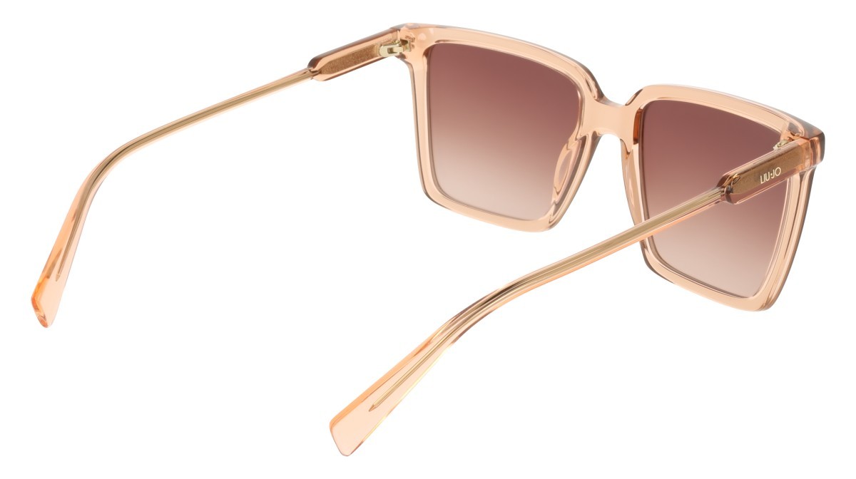 Occhiali da sole Liu Jo LJ831S (619) colore antique rose\rose forma rettangolare lenti gradient brown