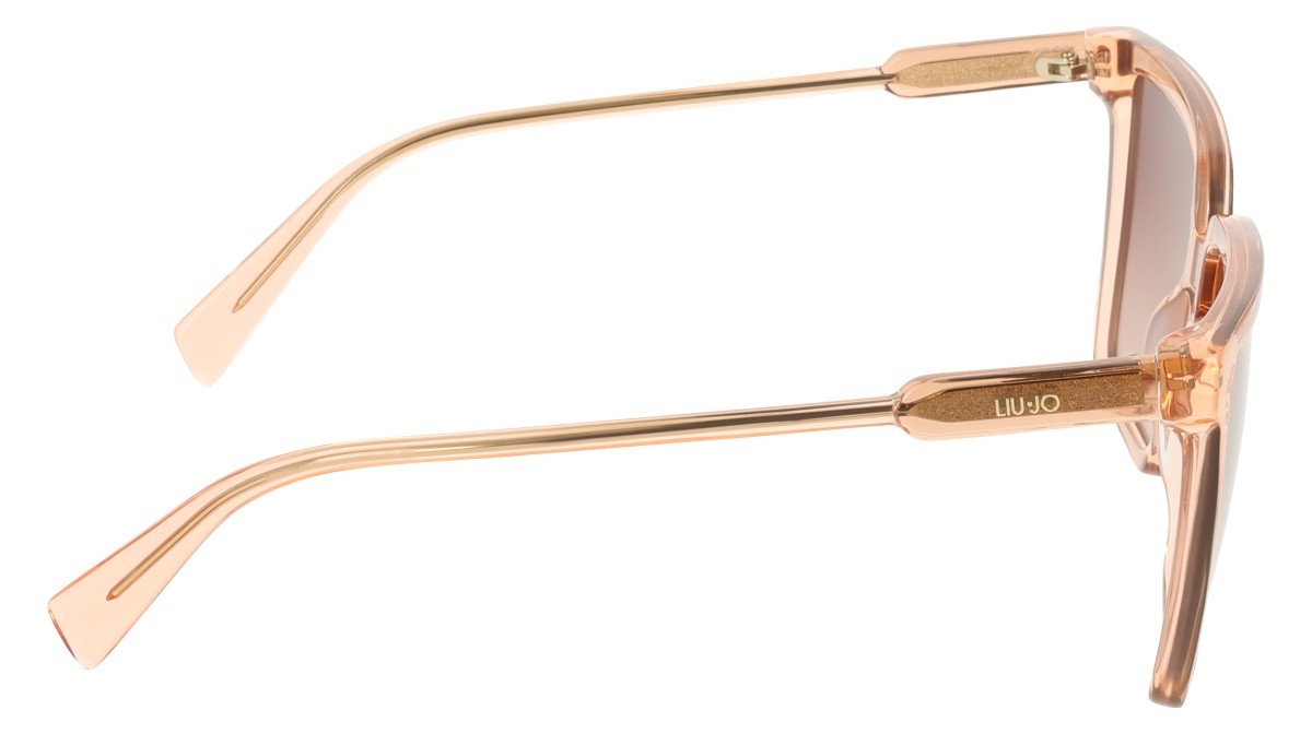 Occhiali da sole Liu Jo LJ831S (619) colore antique rose\rose forma rettangolare lenti gradient brown