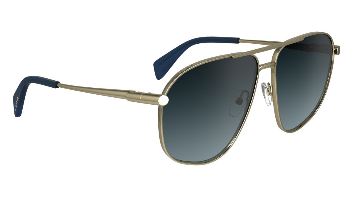 Sonnenbrillen Lanvin LNV134S (721) farbe gold/gradient blue form aviator gläser gradient blue