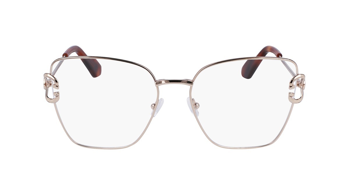 Brillen Lanvin LNV2121 (708) farbe rose gold form schmetterling 