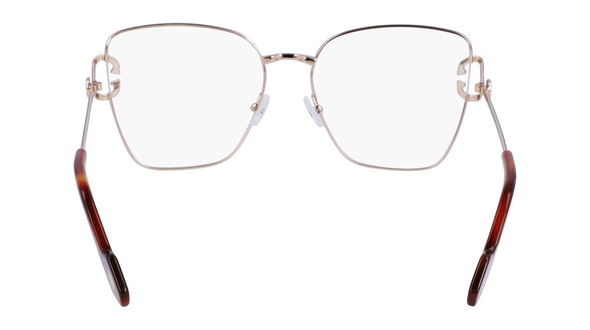 Brillen Lanvin LNV2121 (708) farbe rose gold form schmetterling 