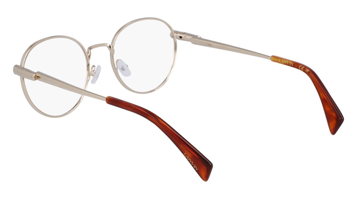Brillen Lanvin LNV2124 (700) farbe gold form rund 