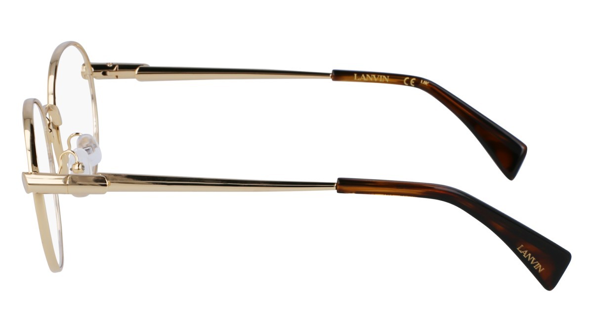 Brillen Lanvin LNV2124 (703) farbe yellow gold form rund 