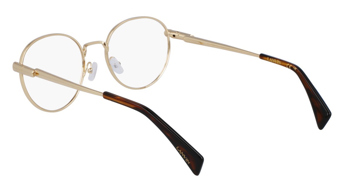 Brillen Lanvin LNV2124 (703) farbe yellow gold form rund 