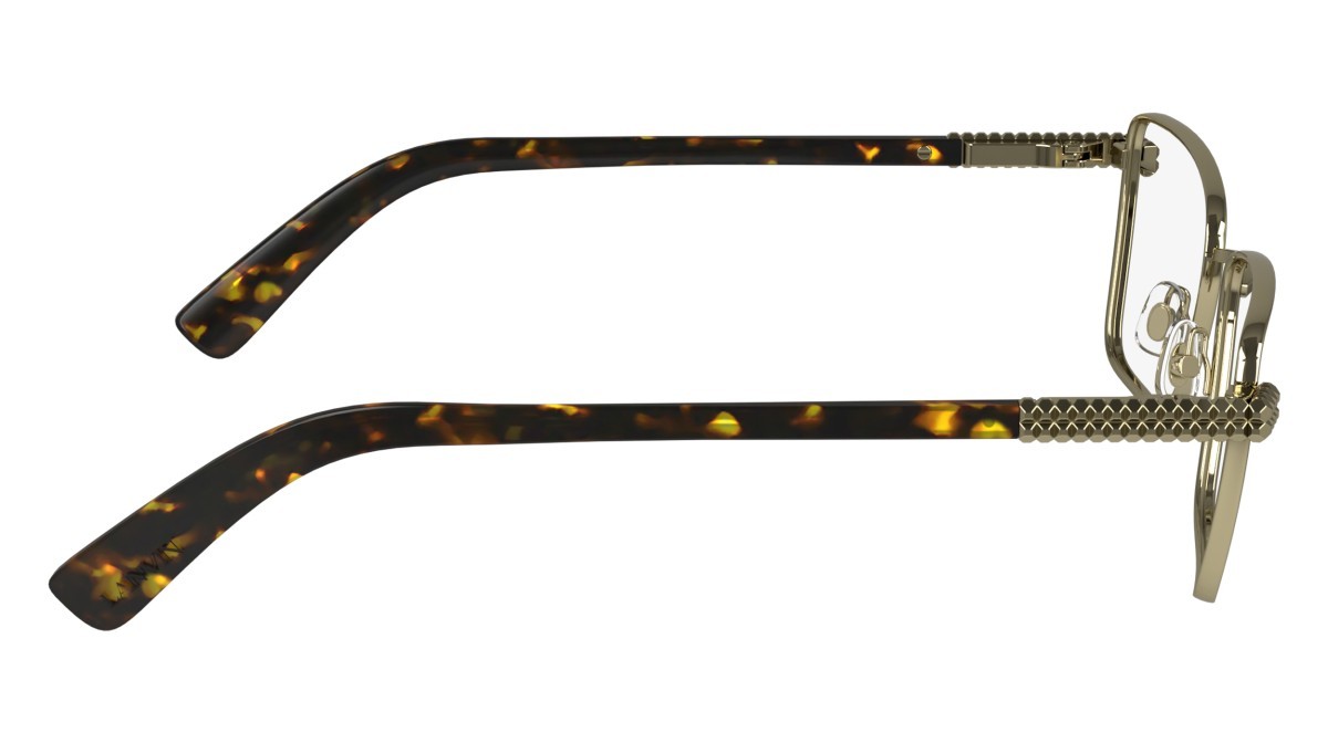 Brillen Lanvin LNV2126 (700) farbe gold form rechteckig 