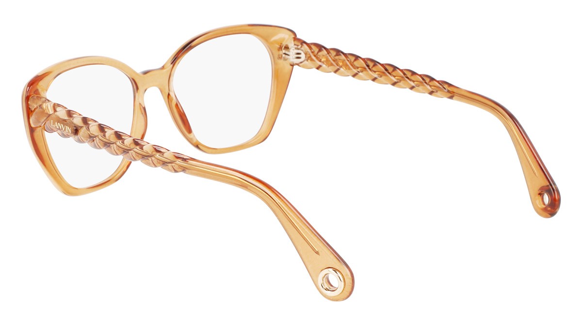 Brillen Lanvin LNV2624 (208) farbe caramel form cat-eye 