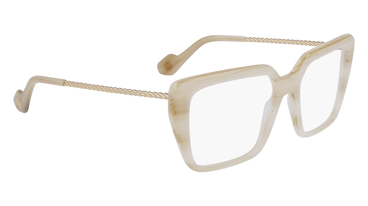 Brillen Lanvin LNV2633 (103) farbe ivory horn form rechteckig 