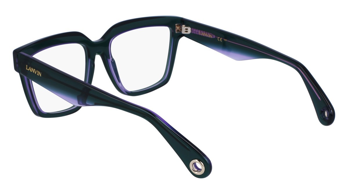 Brillen Lanvin LNV2643 (304) farbe transparent green/lilac form rechteckig 