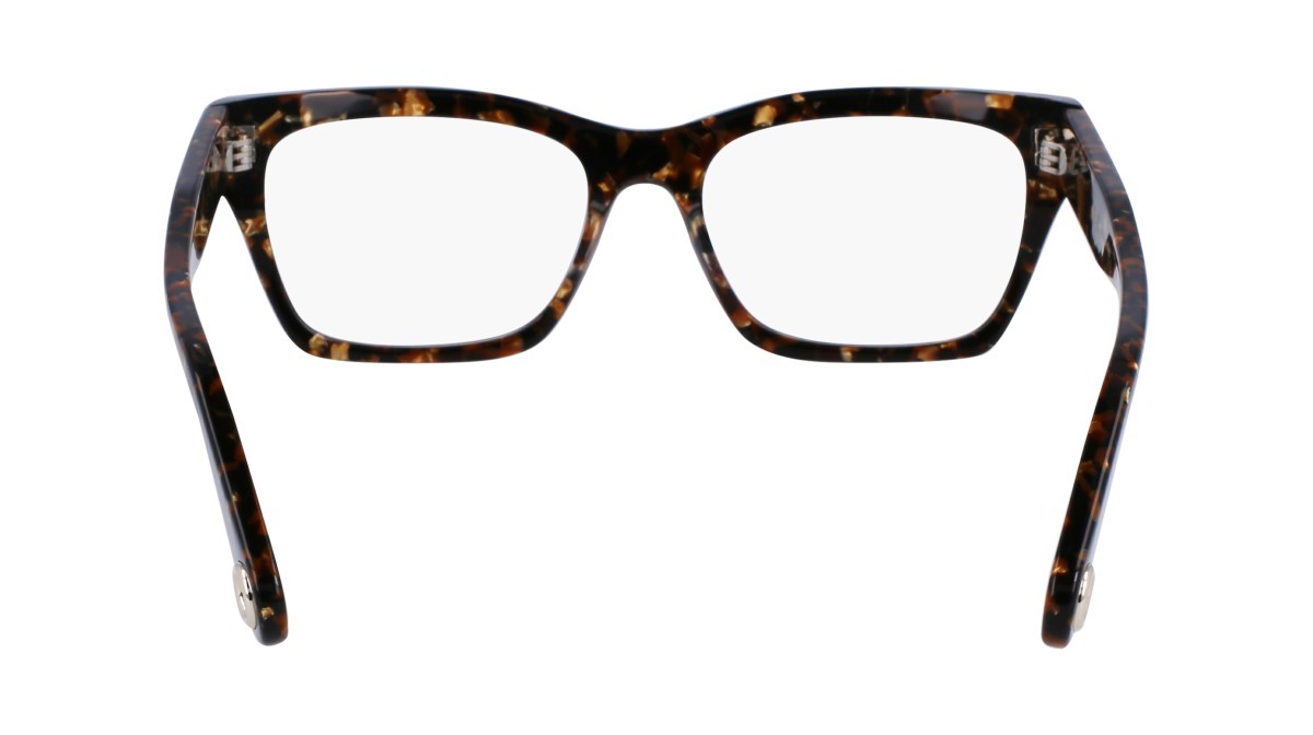 Brillen Lanvin LNV2644 (239) farbe textured brown gold form quadratisch 