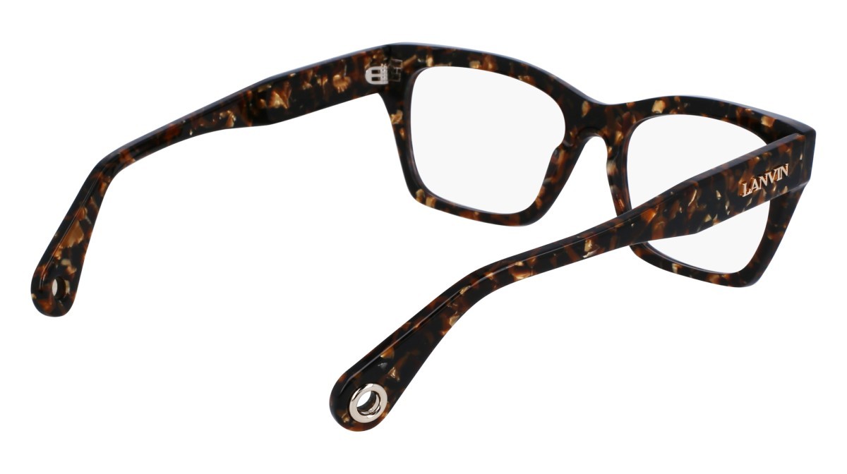 Brillen Lanvin LNV2644 (239) farbe textured brown gold form quadratisch 
