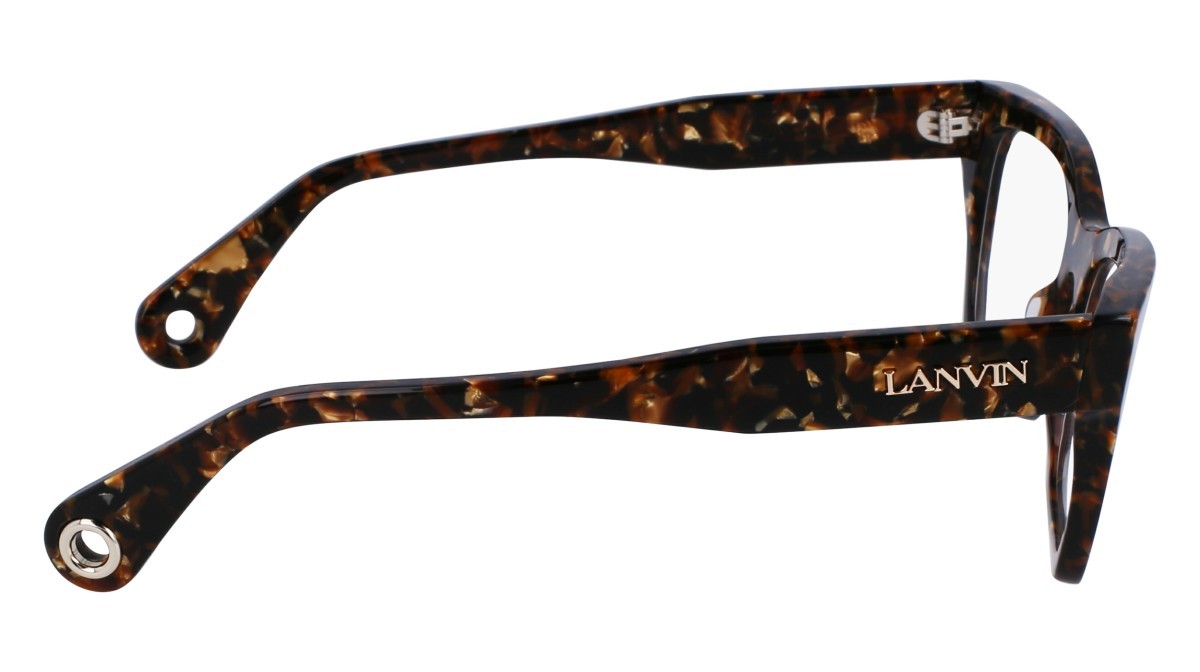 Brillen Lanvin LNV2644 (239) farbe textured brown gold form quadratisch 