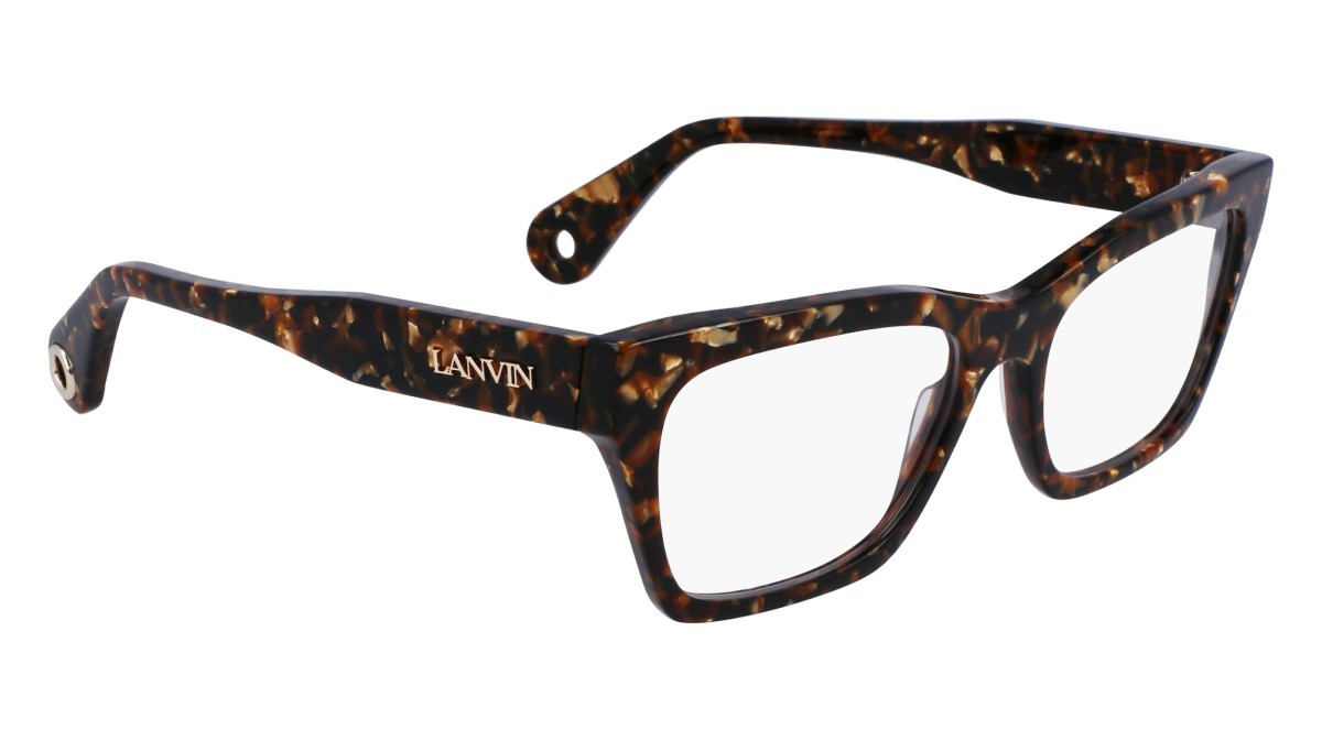 Brillen Lanvin LNV2644 (239) farbe textured brown gold form quadratisch 