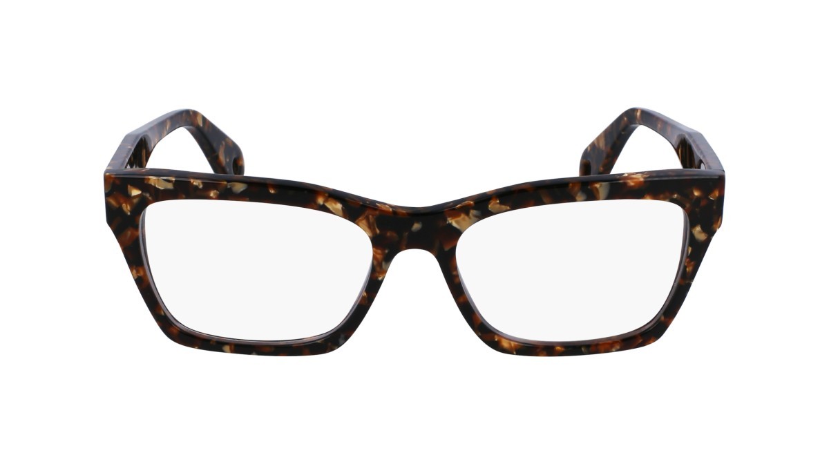 Brillen Lanvin LNV2644 (239) farbe textured brown gold form quadratisch 