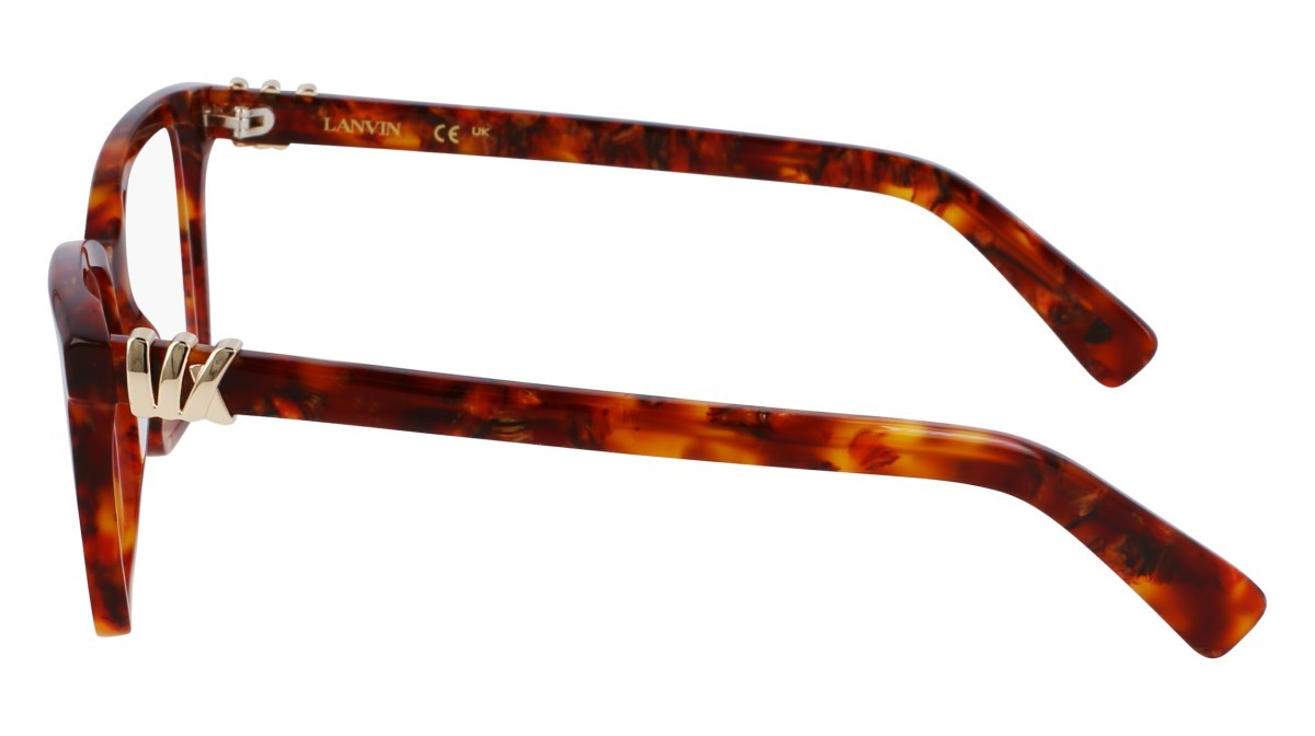 Brillen Lanvin LNV2647 (730) farbe amber tortoise form rechteckig 