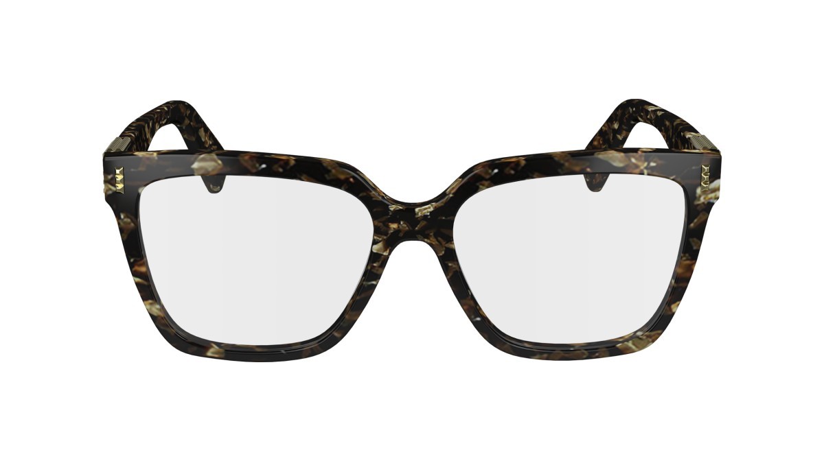 Brillen Lanvin LNV2652 (239) farbe textured brown gold form rechteckig 