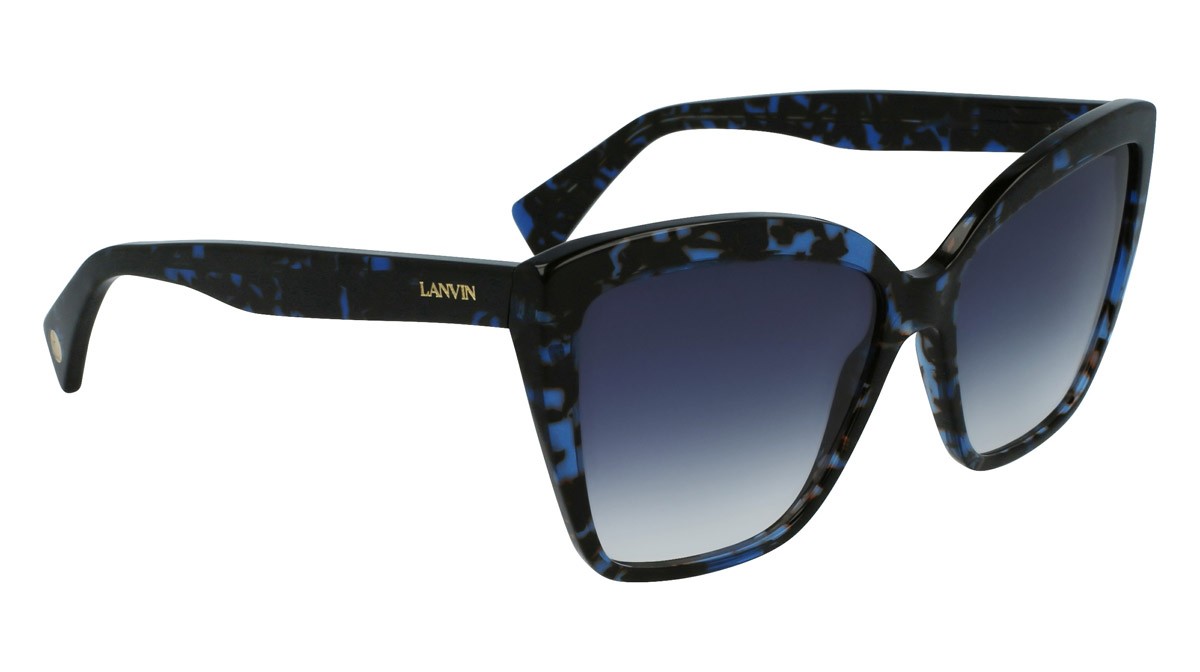 Sonnenbrillen Lanvin LNV617S (425) farbe blue havana form rechteckig 