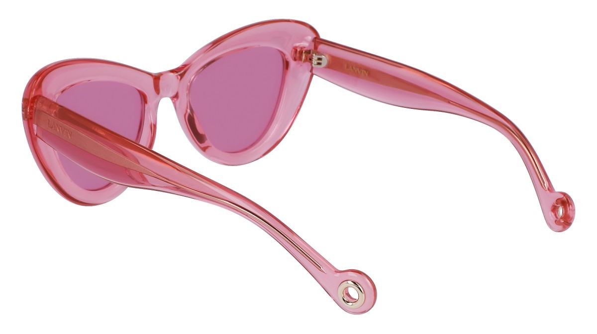 Sonnenbrillen Lanvin LNV640S (669) farbe pink form cat-eye gläser solid pink