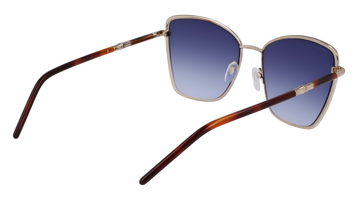 Occhiali da sole Longchamp LO167S (223) colore havana/gradient blue forma farfalla lenti gradient blue