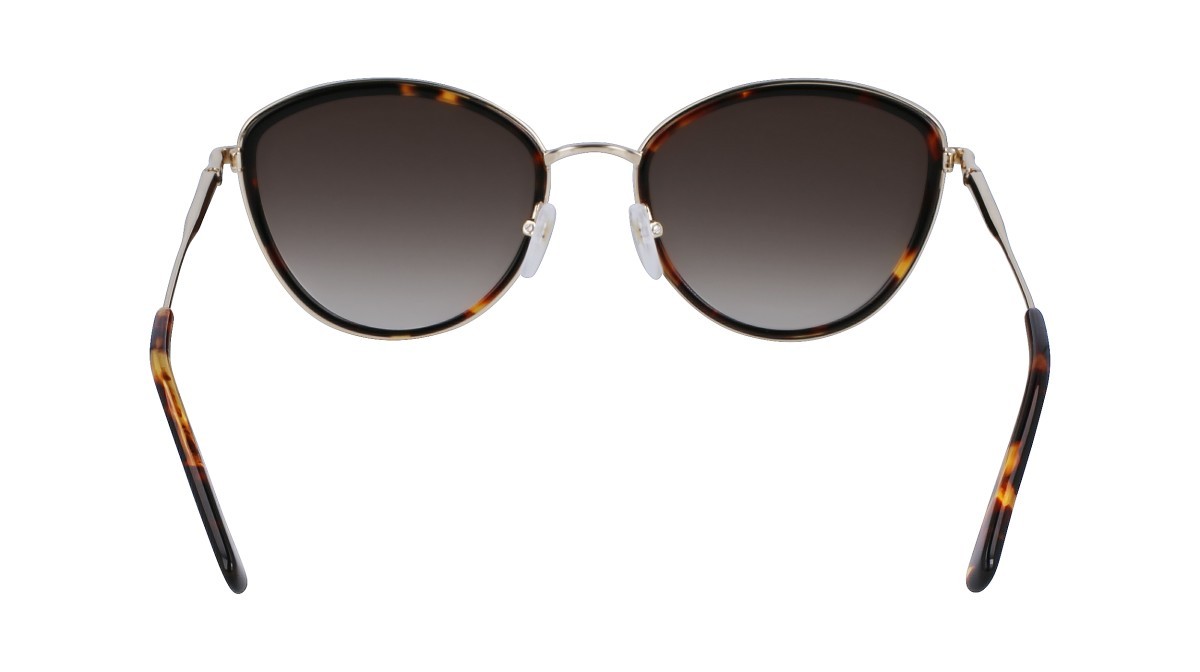 Sonnenbrillen Longchamp LO170S (743) farbe gold/havana form cat-eye gläser gradient khaky