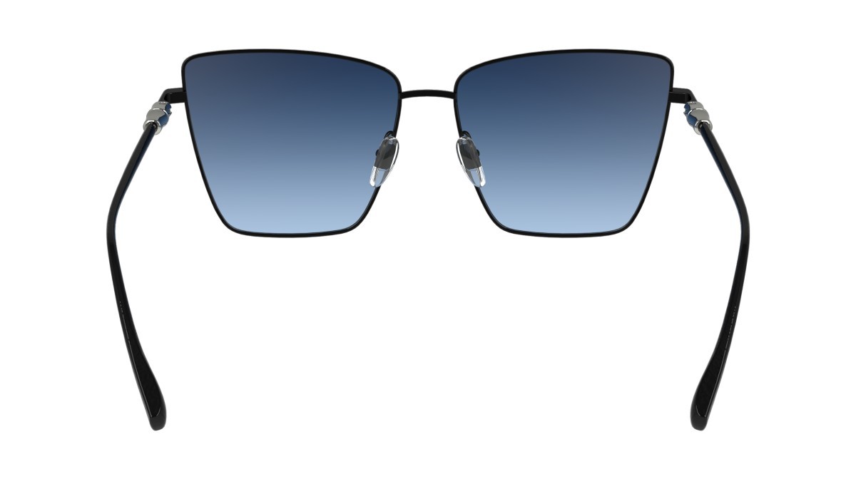 Sonnenbrillen Longchamp LO172S (001) farbe black form quadratisch gläser gradient blue