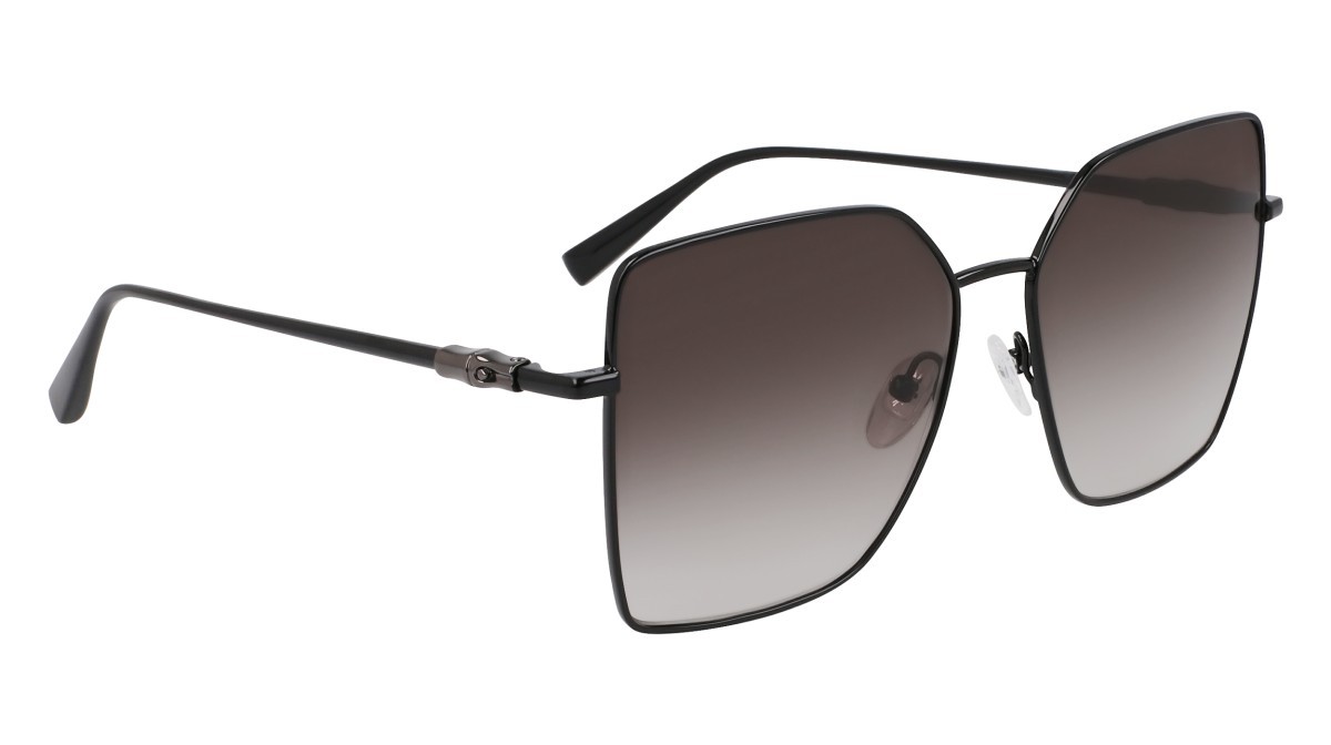 Sonnenbrillen Longchamp LO173S (001) farbe black form schmetterling gläser gradient grey