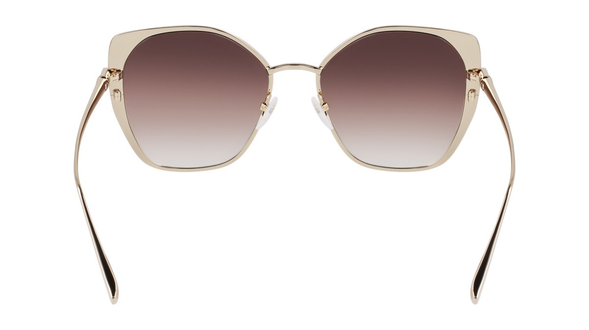 Sonnenbrillen Longchamp LO175S (727) farbe gold/gradient brown form rechteckig gläser gradient brown