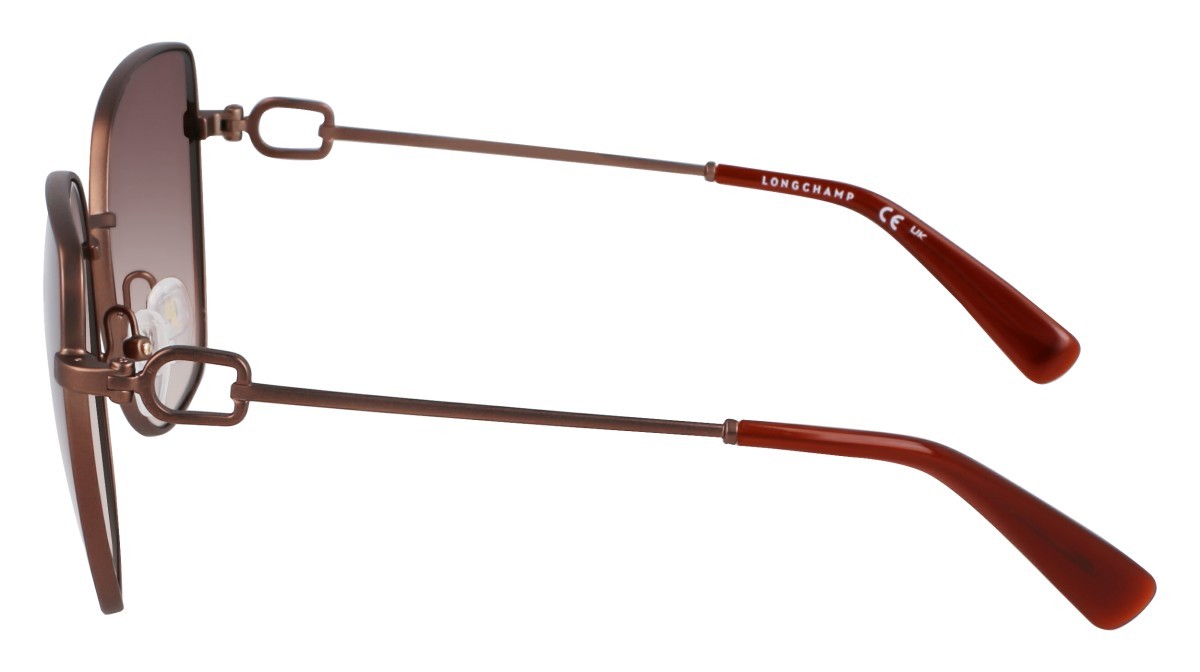 Occhiali da sole Longchamp LO177S (206) colore brown/gradient brown forma farfalla lenti brown gradient