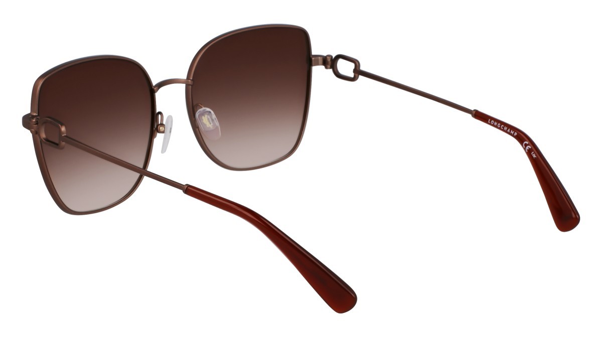 Occhiali da sole Longchamp LO177S (206) colore brown/gradient brown forma farfalla lenti brown gradient