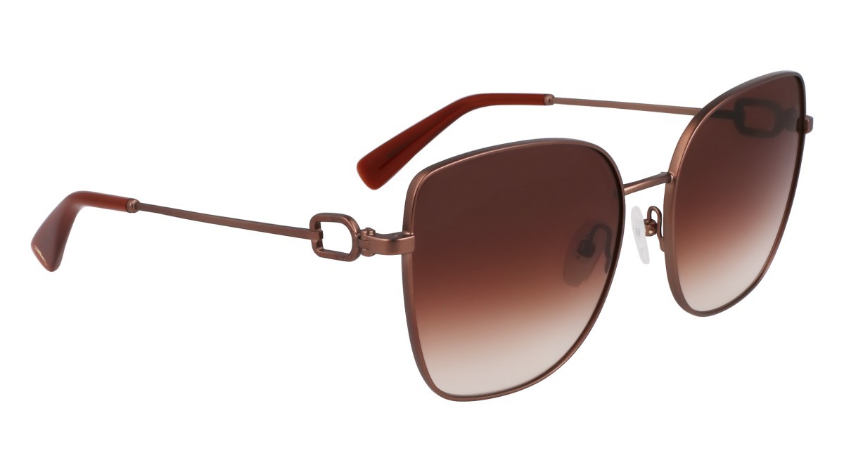 Occhiali da sole Longchamp LO177S (206) colore brown/gradient brown forma farfalla lenti brown gradient