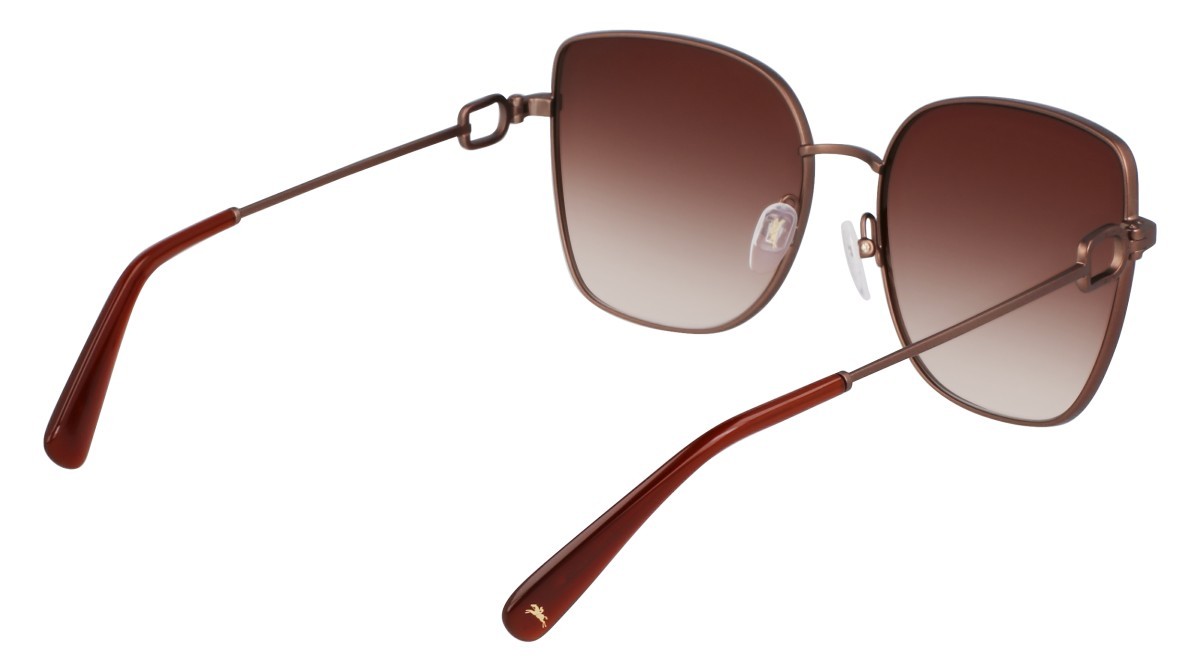 Occhiali da sole Longchamp LO177S N (206) colore brown/gradient brown forma farfalla 