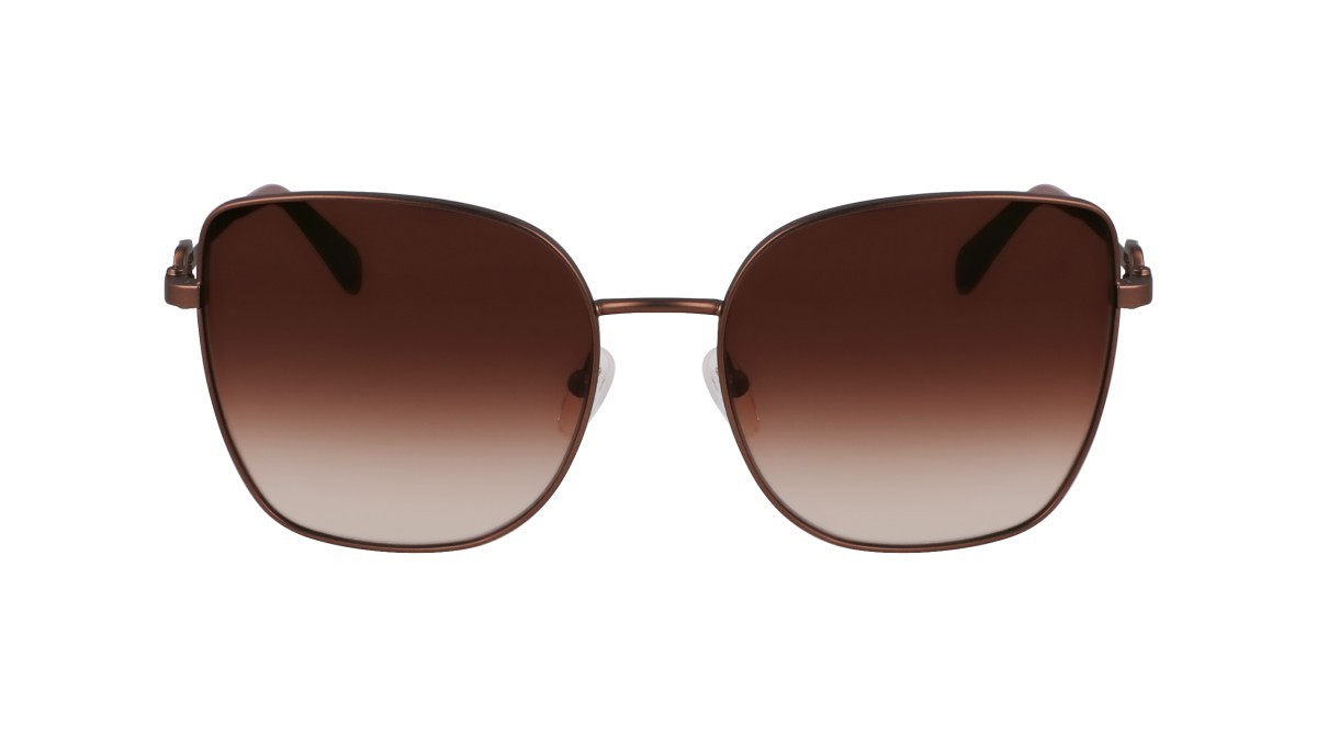 Occhiali da sole Longchamp LO177S N (206) colore brown/gradient brown forma farfalla 