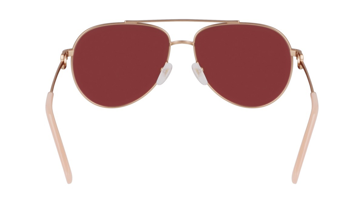 Sunglasses Longchamp LO178S (772) color rose gold/wine shape aviator lenses solid purple
