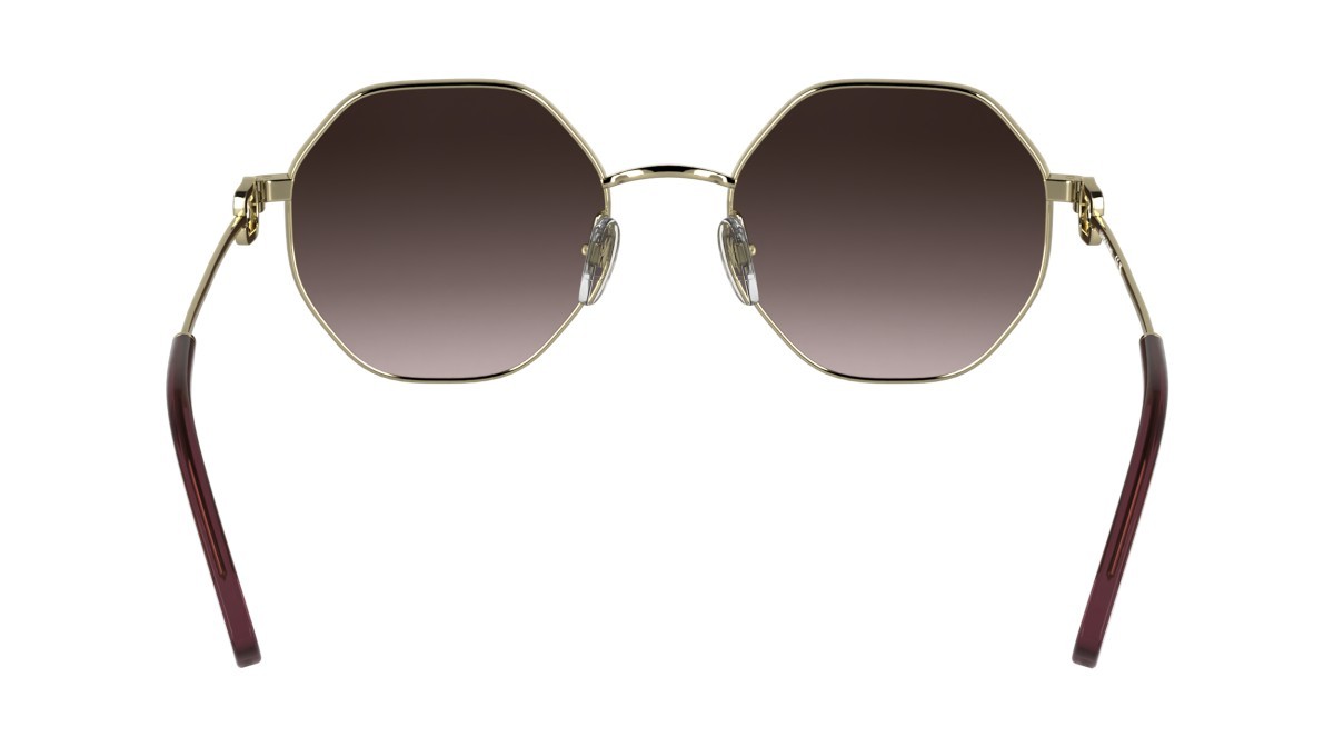 Sunglasses Longchamp LO179S N (724) color gold/gradient brown rose shape round 