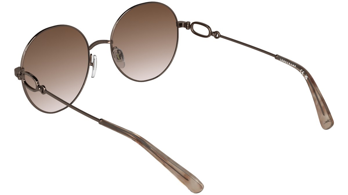 Sunglasses Longchamp LO188S (773) color antique rose/gradient brick shape round lenses gradient brick