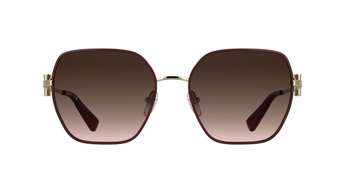 Occhiali da sole Longchamp LO190S (721) colore gold/gradient burgundy forma rettangolare lenti gradient wine rose